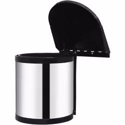 Cette poubelle intégrée de 12 L convient à la plupart des armoires de cuisine standard et est une solution idéale pour les or ...