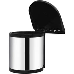 Poubelle intégrée de cuisine 12 litres acier inoxydable
