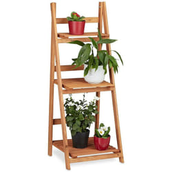 Helloshop26 - Escalier étagère meuble pour plantes bois 107 cm