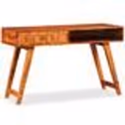 Bureau table meuble travail informatique d ecriture bois massif de sesham 118 cm