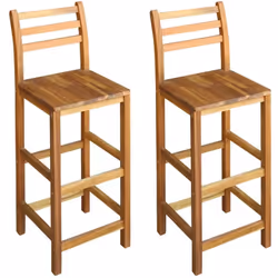 Cet ensemble de 2 chaises de bar sera un supplément intemporel à la décoration de votre cuisine ou salle à manger. Les tabour ...