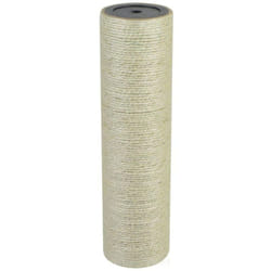 Arbre à chat griffoir grattoir niche jouet animaux peluché 8 x 30 cm 8 mm beige
