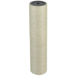 Arbre à chat griffoir grattoir niche jouet animaux peluché 8 x 35 cm 10 mm beige