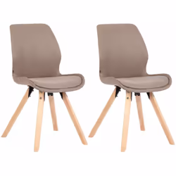 Lot de 2 chaises de salle à manger design scandinave, aura une place de choix dans votre cuisine ou autour d'une table de sal ...