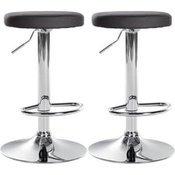 Tabourets de bar - Décoshop26 - TDB10694 - Lot de 2 - Réglable en hauteur - Design contemporain