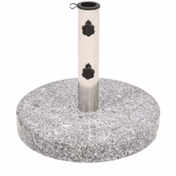 Ce solide support de parasol en granit fournit une base ferme et solide pour maintenir votre parasol et l'empêcher de bascule ...
