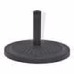 Pied base socle de parasol - Helloshop26 - Rond - Noir - 14 kg - Adaptateurs 38/48 mm