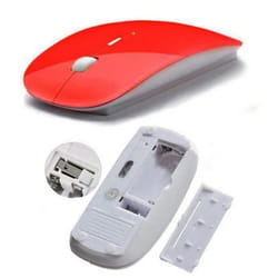 Souris Ultra Plate pour PC ASUS ROG Sans Fil USB Universelle Capteur Optique 3 Boutons Couleurs - Couleur:ROUGE