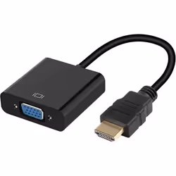 Adaptateur VGA vers HDMI pour PC MICROSOFT Convertisseur Television Ecran Retroprojecteur Cable 1080p