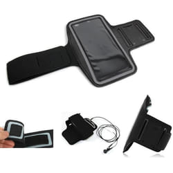 Brassard Sport Universelle Smartphone 4.3 pouce Housse Etui Coque Taille 2 (NOIR)