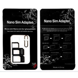Adaptateur de carte SIM 3 en 1 pour SAMSUNG Galaxy S10e Smartphone Micro-SIM Nano-SIM Universel