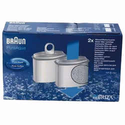 Lot de 2 filtres a eau KWF2 PURE AQUA PURE COFFEE BRITA pour cafetière, Expresso BRAUN Ces cartouches filtrantes ameliorent l ...