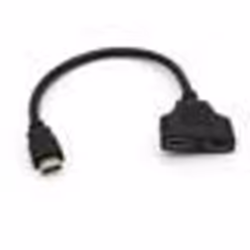 Adaptateur 2 ports Cable HDMI pour Television PANASONIC TV Console Gold 3D FULL HD 4K Ecran 1080p Rallonge