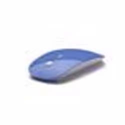 Souris Ultra Plate pour MACBOOK APPLE Sans Fil USB Universelle Capteur Optique 3 Boutons Couleurs - Couleur:BLEU