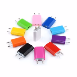 OEM - Adaptateur USB Prise Murale pour WIKO View 3 Lite Secteur 1 Port Courant AC Chargeur Blanc (5V-1A) U - couleurs:NOIR