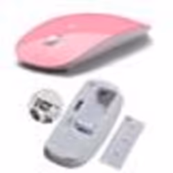 Souris Ultra Plate pour PC LENOVO Sans Fil USB Universelle Capteur Optique 3 Boutons Couleurs - Couleur:ROSE