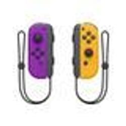 Manettes Joy-Con - Nintendo - Violet néon & Orange néon - Bluetooth - Vibration - Boîte