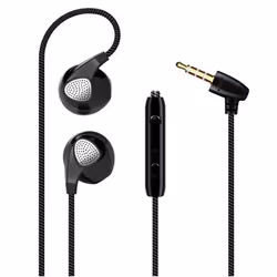 Ecouteurs pour SAMSUNG Galaxy S8+ avec Micro Réglage Kit Main Libre INTRA-AURICULAIRE Casque Universel Jack (NOIR)
