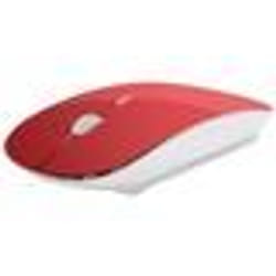 Souris Ultra Plate pour PC ACER Sans Fil USB Universelle Capteur Optique 3 Boutons Couleurs - Couleur:ROUGE