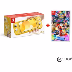 Console portable - Nintendo - Nintendo Switch Lite - Jaune - Mario Kart 8 Deluxe - 32 Go