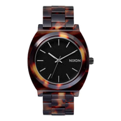 Nixon Time Teller Acetate Montre bracelet Mâle Quartz Noir, Orange