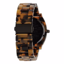 Nixon Time Teller Acetate Montre bracelet Mâle Quartz Noir, Orange