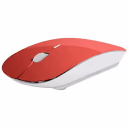 Souris Ultra Plate pour PC COMPAQ Sans Fil USB Universelle Capteur Optique 3 Boutons Couleurs - Couleur:ROUG