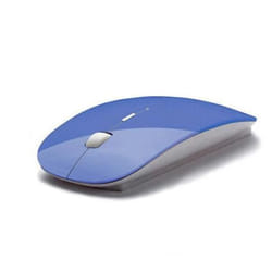 Souris Ultra Plate pour PC LENOVO Sans Fil USB Universelle Capteur Optique 3 Boutons Couleurs - Couleur:BLEU