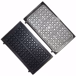 Plaque à gauffres( x2) pour gaufrier, croque-monsieur TEFAL TS-01036040 Appareils compatibles : [GAUFRIER, CROQUE-MONSIEUR TE ...