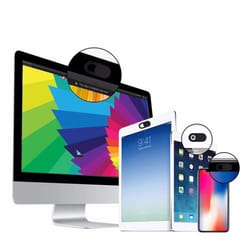 OEM - Cache Camera x3 pour SONY Xperia XZ Premium Smartphone Webcam PC Tablette Lot de 3 (NOIR)