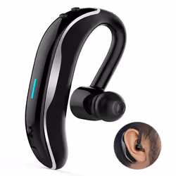 Oreillette Intra-auriculaire Bluetooth pour SAMSUNG Galaxy S23 Smartphone Sans Fil Son Main Libre Business (GRIS)