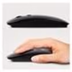 Souris pour PC HP USB Sans Fil Ultra Plate Universelle Capteur Optique 3 Boutons Ordinateur (NOIR)