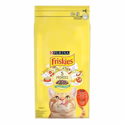 Friskies 12590463 croquette pour chat 2 kg Adulte Bœuf, Poulet, Légumes - Vue supplémentaire 2
