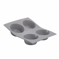 de Buyer 1833.21D, Moule à muffins, Rectangulaire, -70 °C, 300 °C, Gris, France