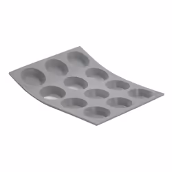 de Buyer 1853.21D, Moule à muffins, Rectangulaire, -70 °C, 300 °C, Gris, France