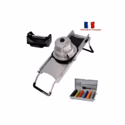 Mandoline Ultra Deluxe - De Buyer - 6 peignes Julienne - 2012.40 - Inox