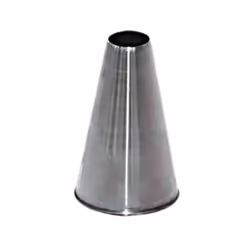 de Buyer Douille unie en inox, Douilles pâtisserie, Poche à douille pâtisserie, Acier inoxydable, Acier inoxydable, 1,7 cm, 5 ...