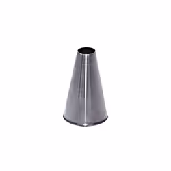 de Buyer Douille unie en inox, Douilles pâtisserie, Poche à douille pâtisserie, Acier inoxydable, Métal, 1,8 cm, 50 mm