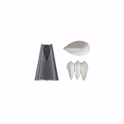 de Buyer Douille St Honoré inox Ø15 mm, Douilles pâtisserie, Poche à douille pâtisserie, Acier inoxydable, Acier inoxydable,  ...