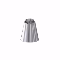 de Buyer Douille sultane inox cône sortant, Douilles pâtisserie, Poche à douille pâtisserie, Acier inoxydable, Métal, 3,5 cm