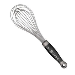 de Buyer 2610.25 fouet Fouet ballon Polypropylène (PP), Acier inoxydable Noir, Acier inoxydable