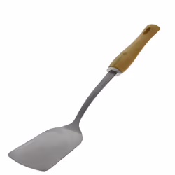 de Buyer 2701.05, Spatules et raclettes de cuisine, Gris, Acier inoxydable, Bois, Bois, 80 mm, 350 mm