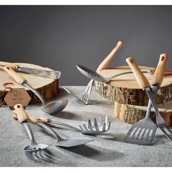 de Buyer 2701.07 Spatule de cuisine Spatules et raclettes de cuisine Acier inoxydable, Bois 2 pièce(s)