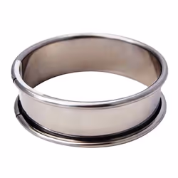 de Buyer 3091.14N, Anneau de gâteau, Rond, Acier inoxydable, Acier inoxydable, 140 mm, 140 mm