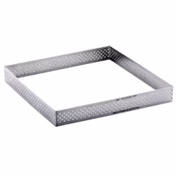 de Buyer 3099.21, Anneau de gâteau, Carré, Acier inoxydable, Acier inoxydable, France, 150 mm