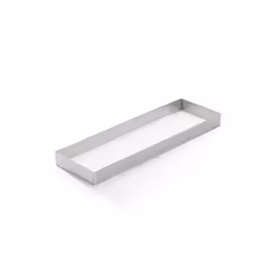 de Buyer 3099.32, Moule à tarte, Rectangulaire, Acier inoxydable, Acier inoxydable, 83 mm, 249 mm