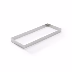 de Buyer 3099.33, Moule à tarte, Rectangulaire, Acier inoxydable, Acier inoxydable, 115 mm, 280 mm