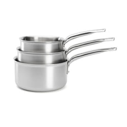De Buyer Série de 3 casseroles inox 16/18/20cm - 3601.03