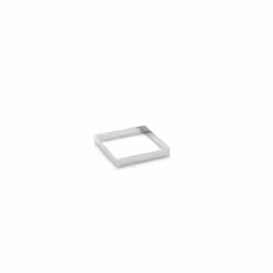 de Buyer 3905.08, Anneau de gâteau, Carré, Acier inoxydable, Acier inoxydable, 80 mm, 80 mm