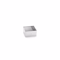 de Buyer 3906.08, Moule à gâteau, Carré, Acier inoxydable, Acier inoxydable, 80 mm, 80 mm